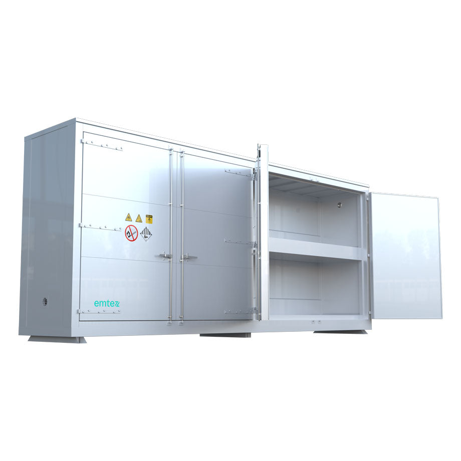 8-Meter LithiumVault Container - SI08D22931 || Hinge doors on 2 Levels