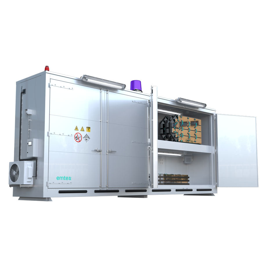 8-Meter LithiumVault Container - SI08D22931 || Hinge doors on 2 Levels