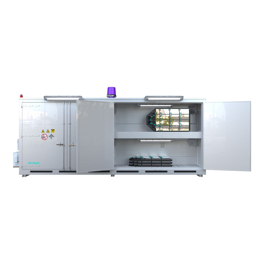 8-Meter LithiumVault Container - SI08D22931 || Hinge doors on 2 Levels