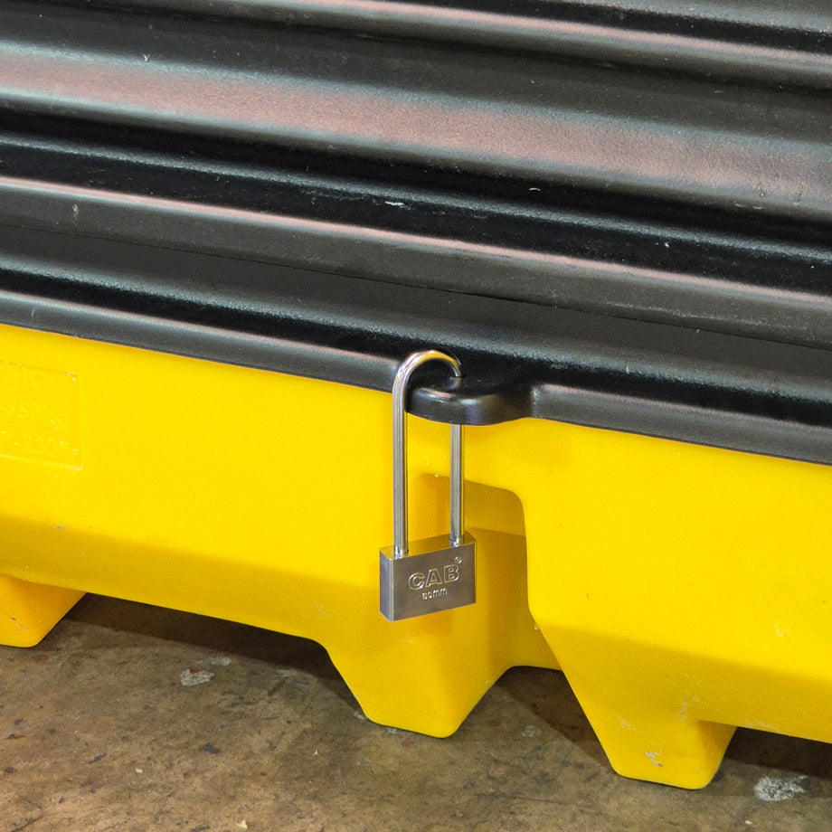 Hard Covered 2 Drum Spill Pallet - BP2HC ||For 2 Drums