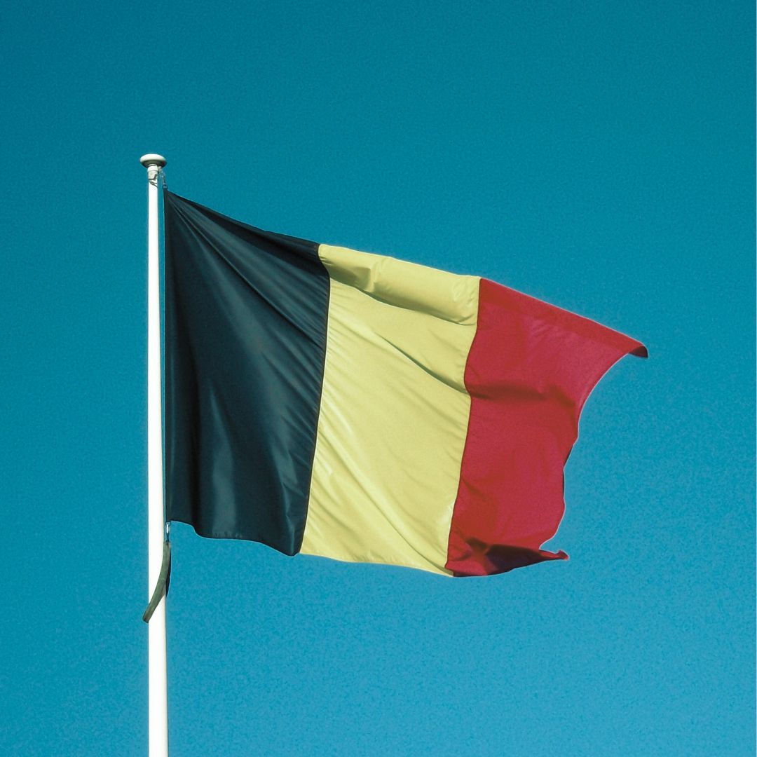 Belgian Flag to signify the Belgian warehouse expansion