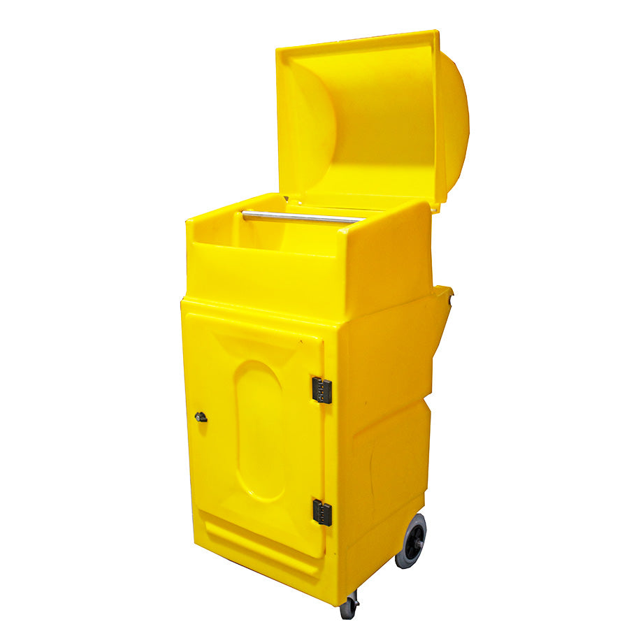 Lockable Cabinet on Wheels with Roll Holder - PMCS4 ||L640 x W725 x H1520mm