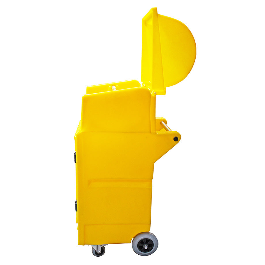 Lockable Cabinet on Wheels with Roll Holder - PMCS4 ||L640 x W725 x H1520mm