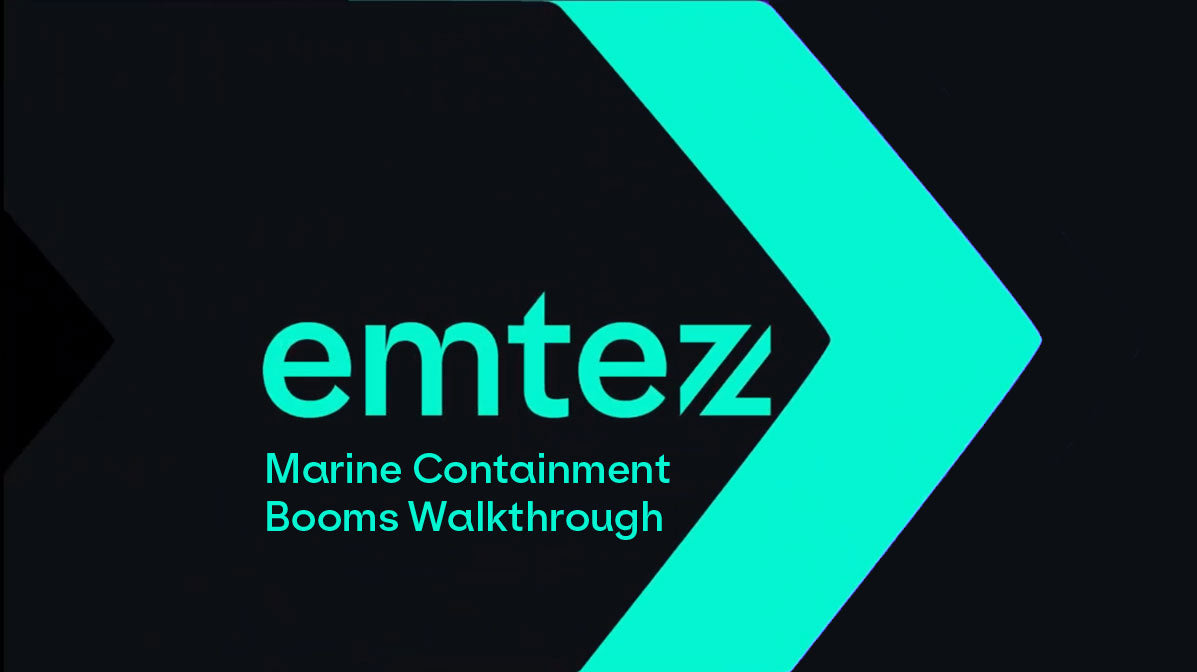 Load video: Marine containment booms walkthrough video
