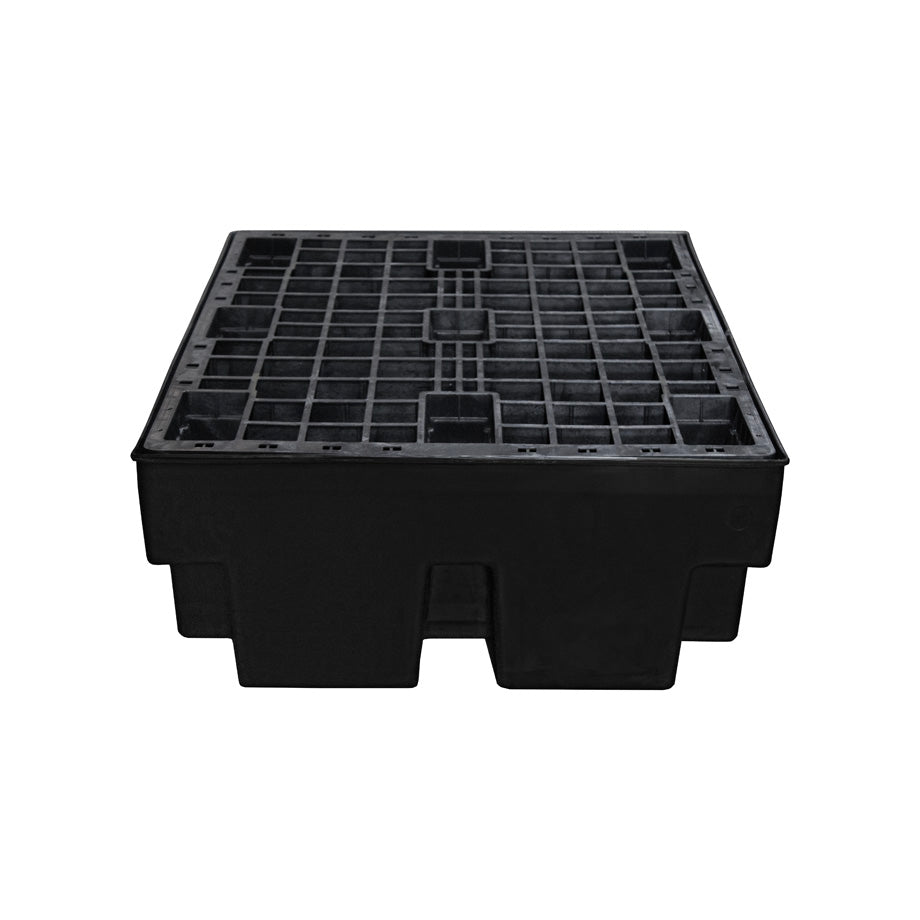 Recycled 2 Drum Polyethylene Spill Pallet - BP2R || To Hold 2 Drums