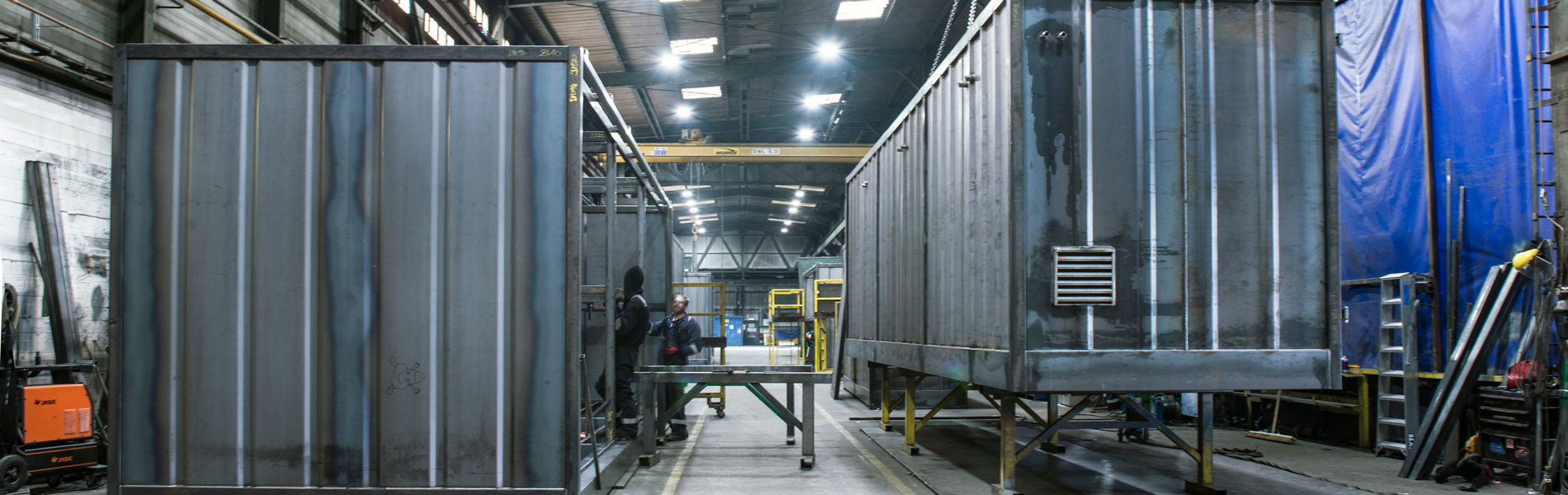 Welding bays at Empteezy UK