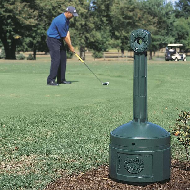 Smokers Cease-Fire Cigarette Bin/Ashtray