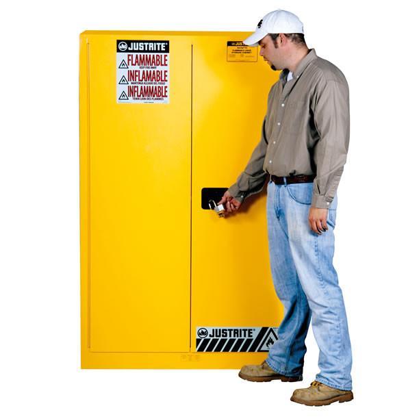 Flammable Liquids Under Bench Cabinet