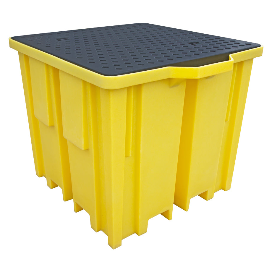 BB1FW - 4-way 1 IBC Plastic Bunded Spill Containment Pallet