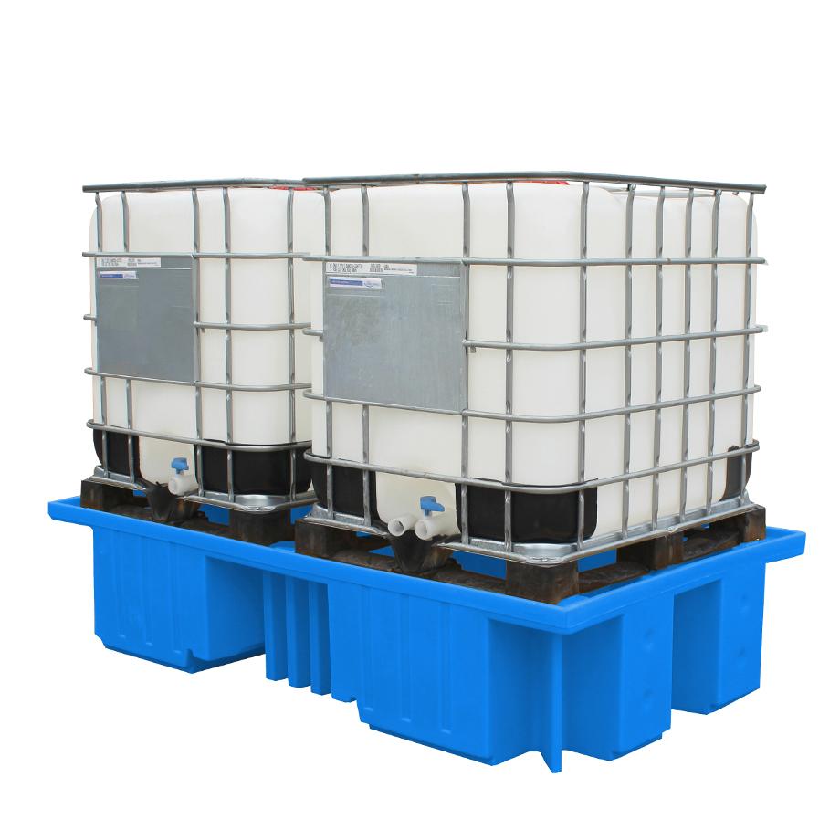 BB4 - 2 IBC Plastic Bunded Spill Containment Pallet