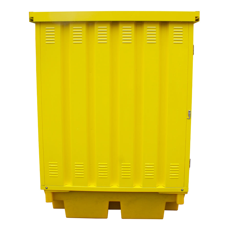 Hard Covered 4 Drum Spill Pallet - BP4HCS || For 4 Drums
