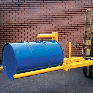 Hinged Drum Forklift attachment