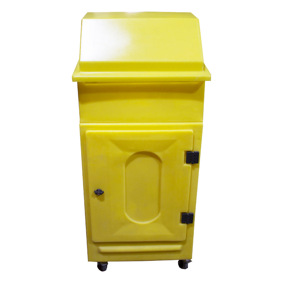 Lockable Cabinet on Wheels with Roll Holder - PMCL4 ||L650 x W725 x H1520mm
