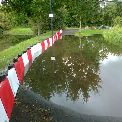 FloodStop Barrier | 0.5m High | Pre-filled Unit - FL-FS050PR ASSY || 1000mm W x 500mm L x 500mm H