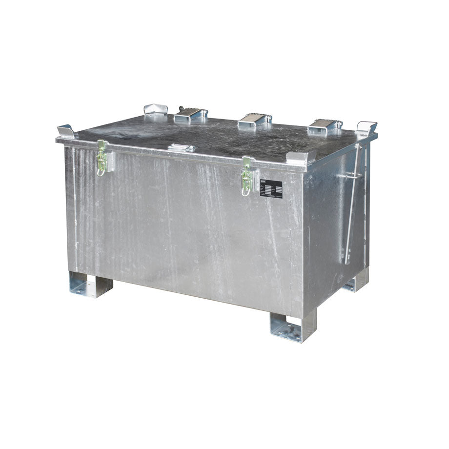LithiumVault Steel Storage Boxes with Ground Leeway | 220L - BA-GSSB220