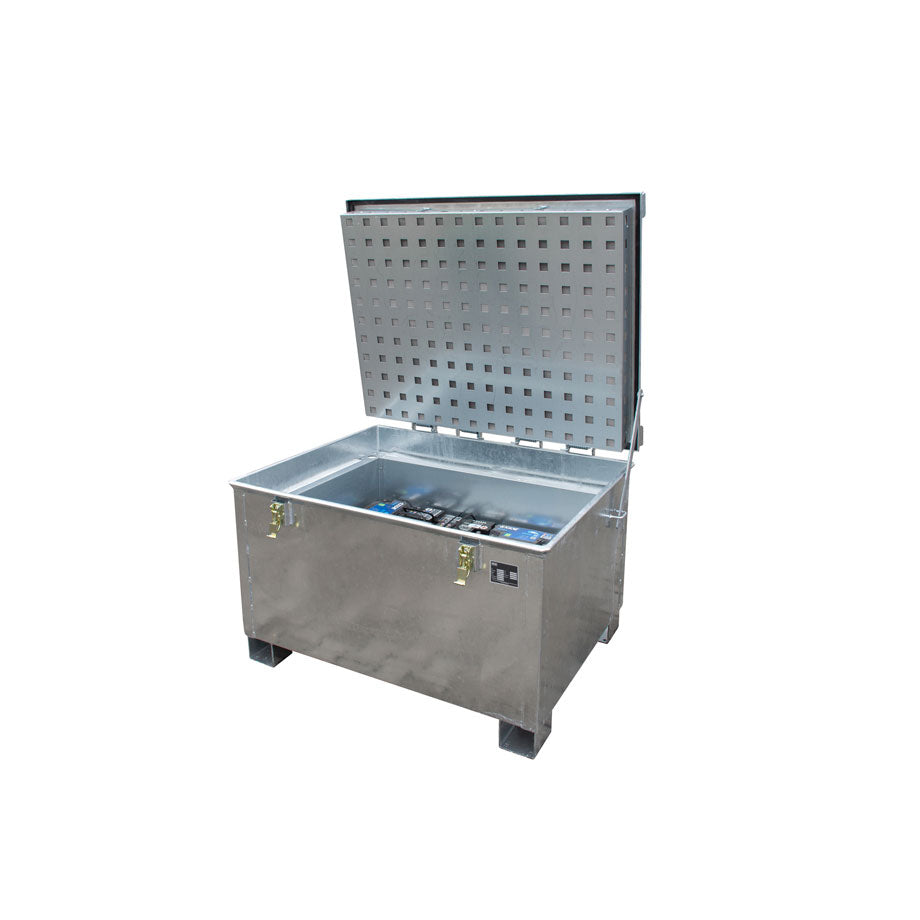 LithiumVault Steel Storage Boxes with Ground Leeway | 280L - BA-GSSB280