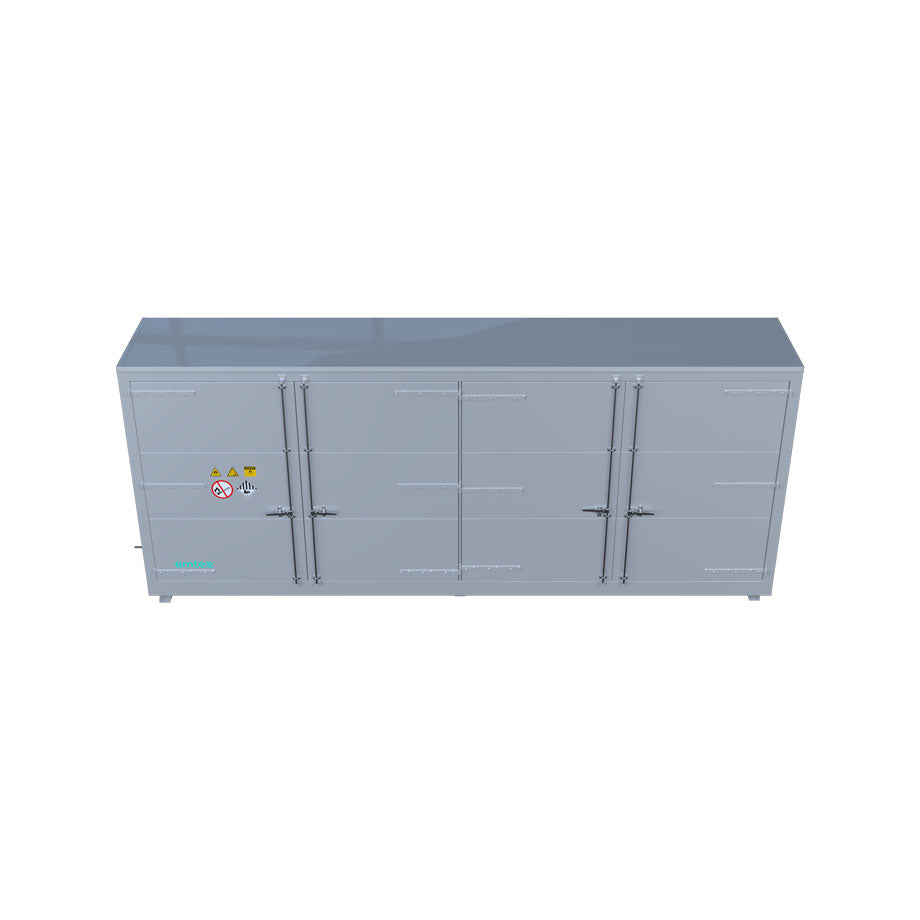 8-Meter LithiumVault Container - SI08D22931 || Hinge doors on 2 Levels