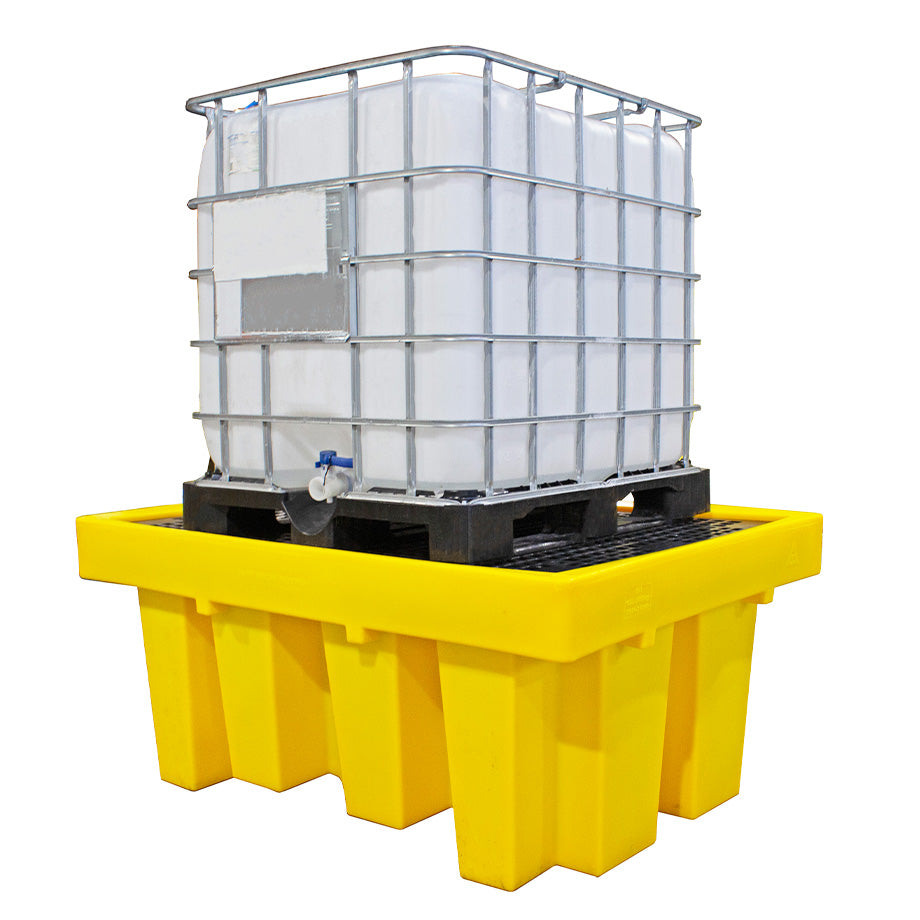 Single IBC Spill Pallet with Removable Deck - BB1 || 1100ltr Sump Capacity