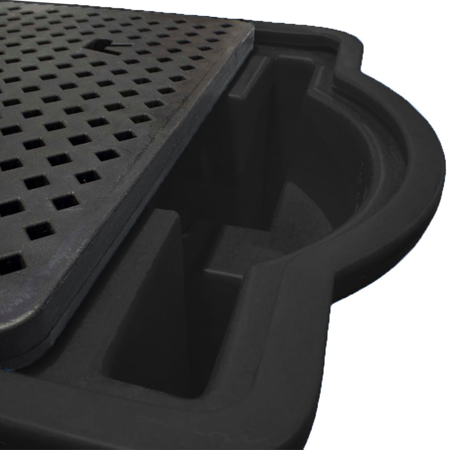 (Clearance) IBC Spill Pallet with Built-in Dispensing Area - BB1DT ||1125ltr Sump Capacity