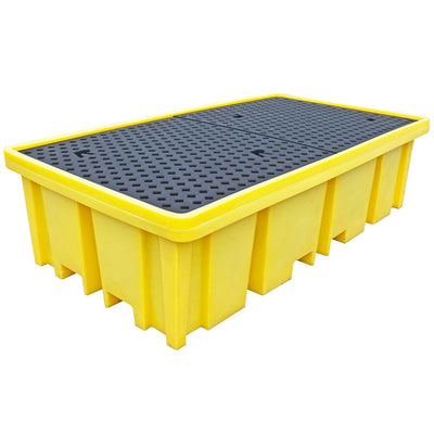 Double IBC Spill Pallet With 4-Way Forklift Entry - BB2FW ||1150ltr Sump Capacity