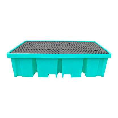(Clearance) Double IBC Spill Pallet With 4-Way Forklift Entry - BB2FW ||1150ltr Sump Capacity