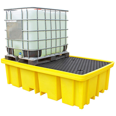 Double IBC Spill Pallet With 4-Way Forklift Entry - BB2FW ||1150ltr Sump Capacity