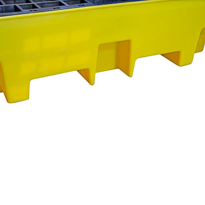 Double Drum Spill Pallet - BP2 || 240ltr Sump Capacity