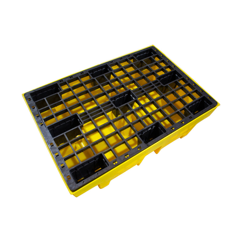 Double Drum Spill Pallet - BP2 || 240ltr Sump Capacity