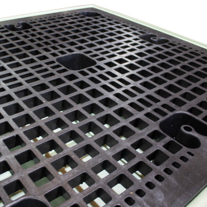 (Clearance) Mint Green Low Profile Plastic 4 Drum Spill Pallet - BP4L ||For 4 Drums