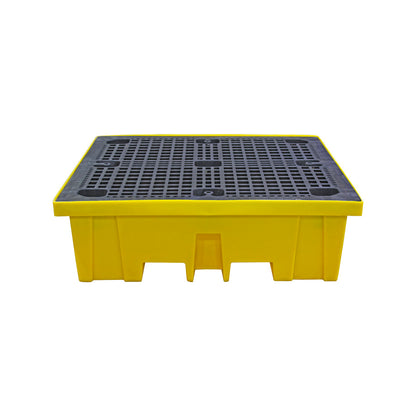 Plastic 4 Drum Spill Pallet With 4-Way Forklift Entry  - BP4FW ||To Hold 4 Drums