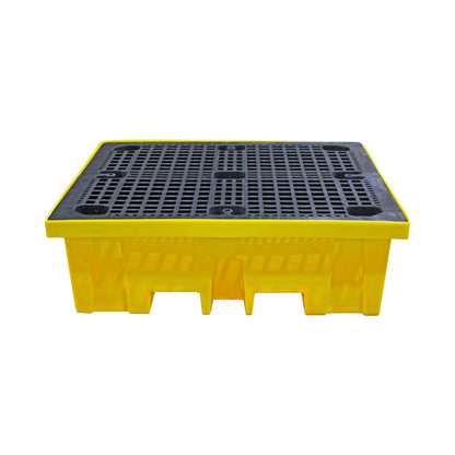 Plastic 4 Drum Spill Pallet With 4-Way Forklift Entry  - BP4FW ||To Hold 4 Drums