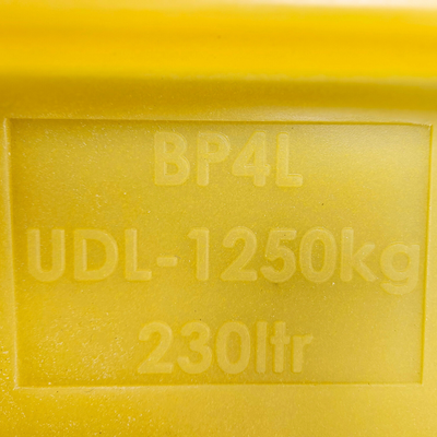 Low Profile Plastic 4 Drum Spill Pallet - BP4L ||For 4 Drums