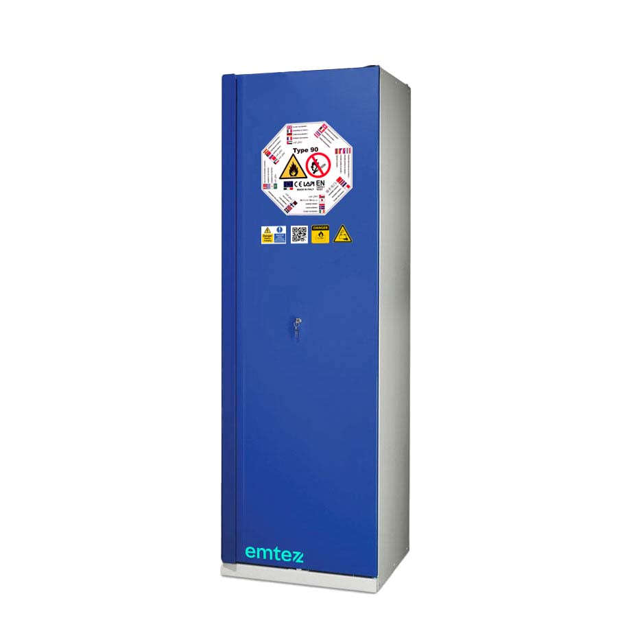 LithiumVault FirePro® Cabinet with Charging | 1-Door | Tall - CH-L1F1PGB