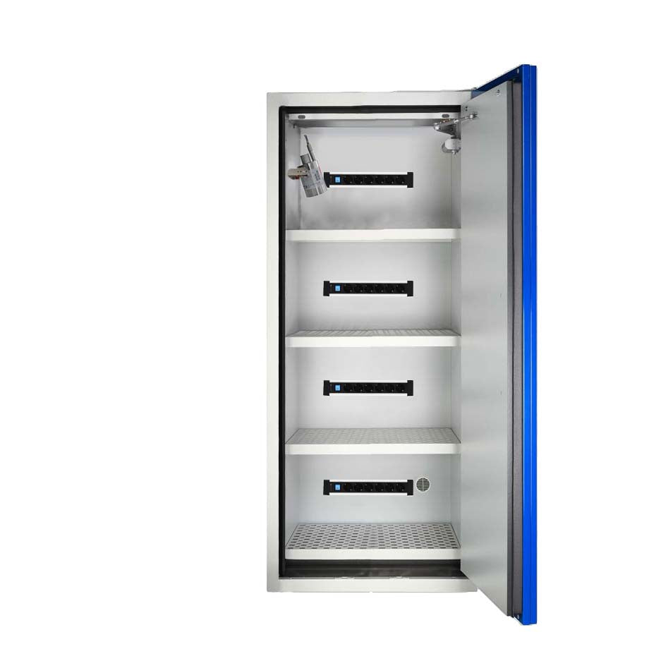LithiumVault FirePro® Cabinet with Charging | 1-Door | Tall - CH-L1F1PGB