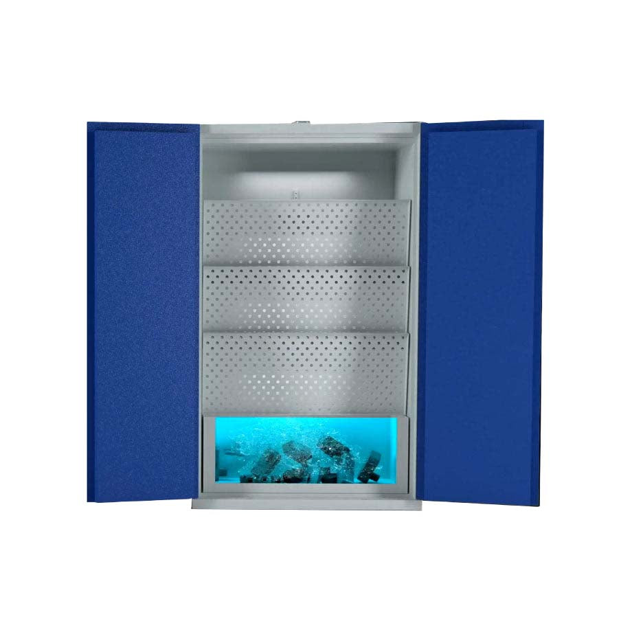 LithiumVault Quarantine Cabinet with Charging | 2 Door | Tall - CH-L5Q1PGB