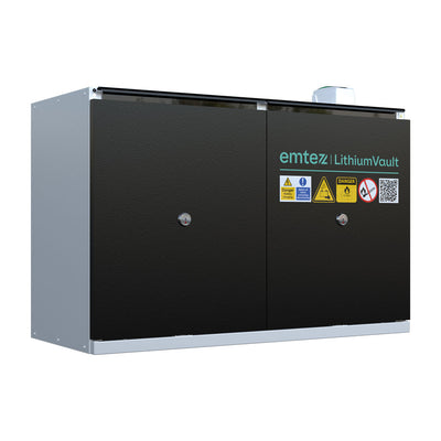 LithiumVault Cabinet with Charging | 2 Door | Short - CH-L8PGK