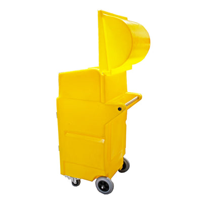 Lockable Cabinet on Wheels with Roll Holder - PMCS4  ||L640 x W725 x H1520mm