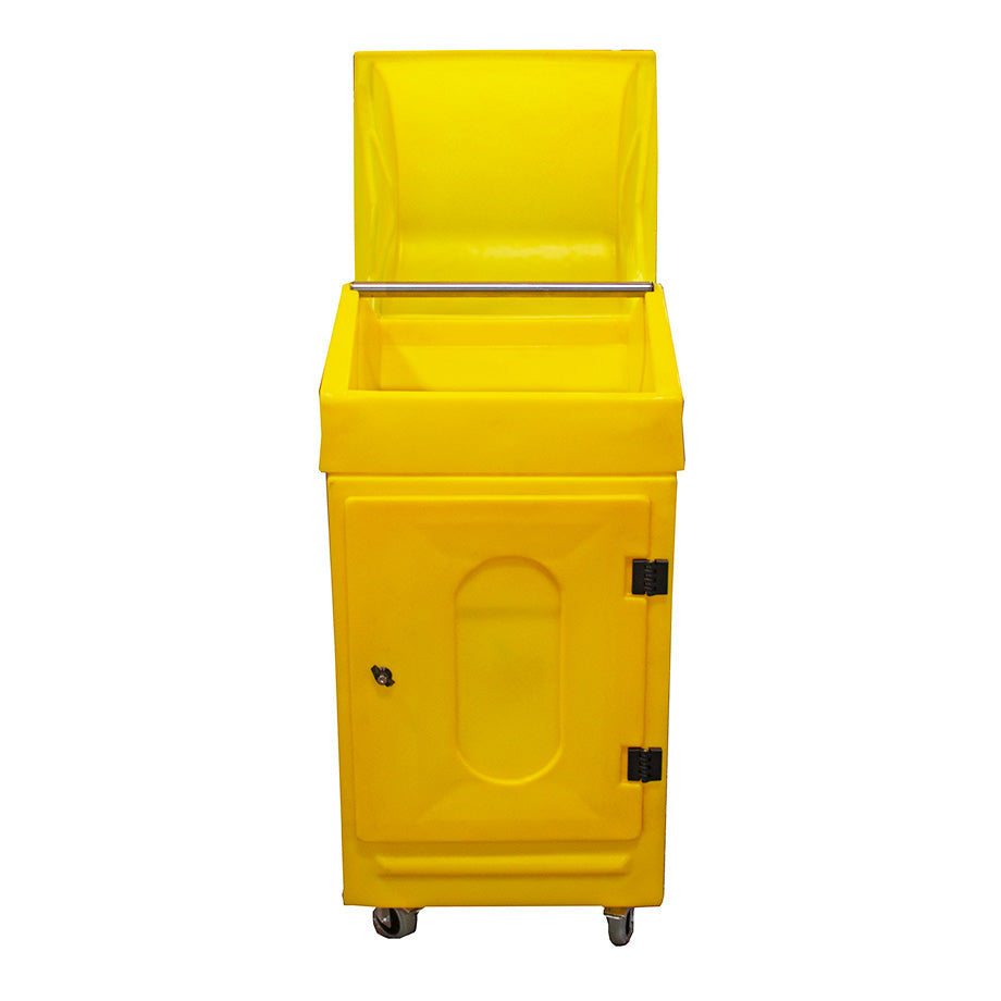 Lockable Cabinet on Wheels with Roll Holder - PMCS4 ||L640 x W725 x H1520mm