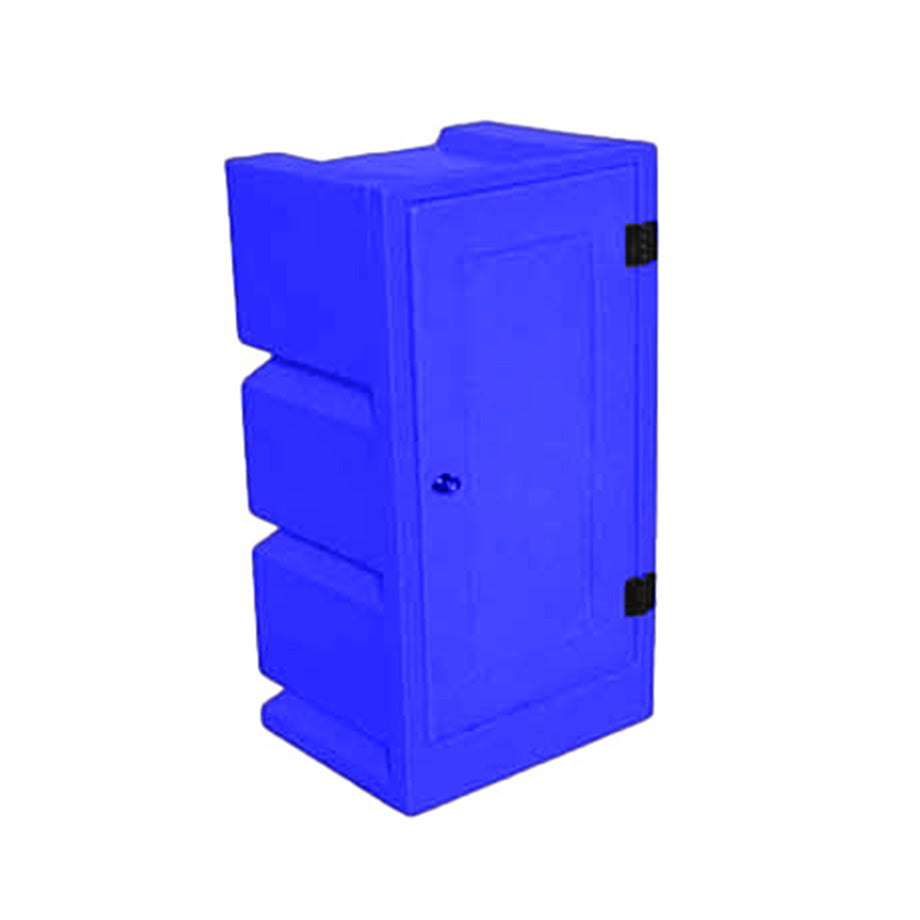 (Clearance) Blue 17ltr COSHH Storage Cupboard - PSC1 ||L534 x W420 x H990mm
