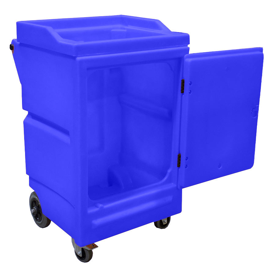(Clearance) Blue Lockable Cabinet on Wheels - PWC4 ||L640 x W725 x H1075mm