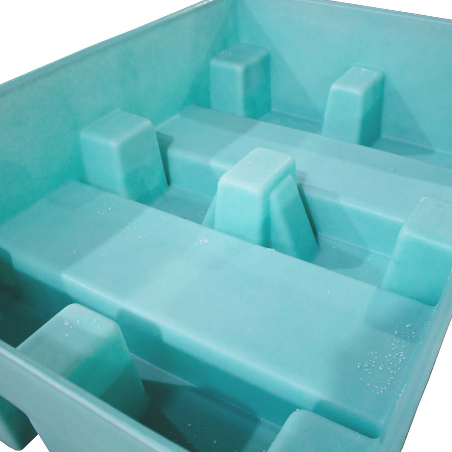 (Clearance) Teal Double Drum Spill Pallet - BP2 || 240ltr Sump Capacity