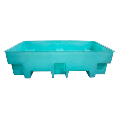 (Clearance) Teal Double Drum Spill Pallet - BP2 || 240ltr Sump Capacity