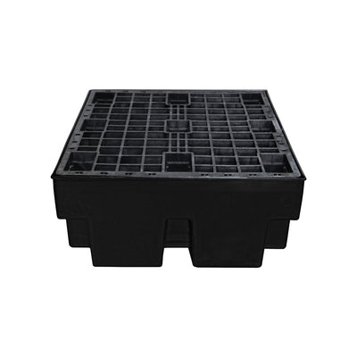 Recycled 2 Drum Polyethylene Spill Pallet - BP2R || To Hold 2 Drums