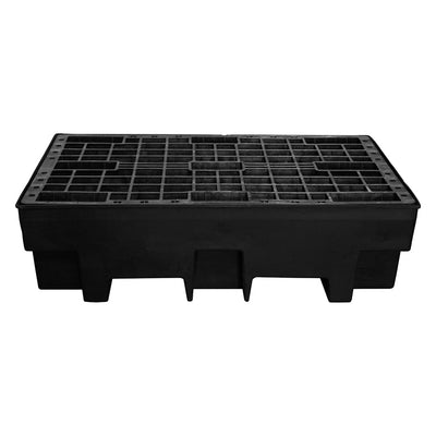 Recycled 2 Drum Polyethylene Spill Pallet - BP2R || To Hold 2 Drums