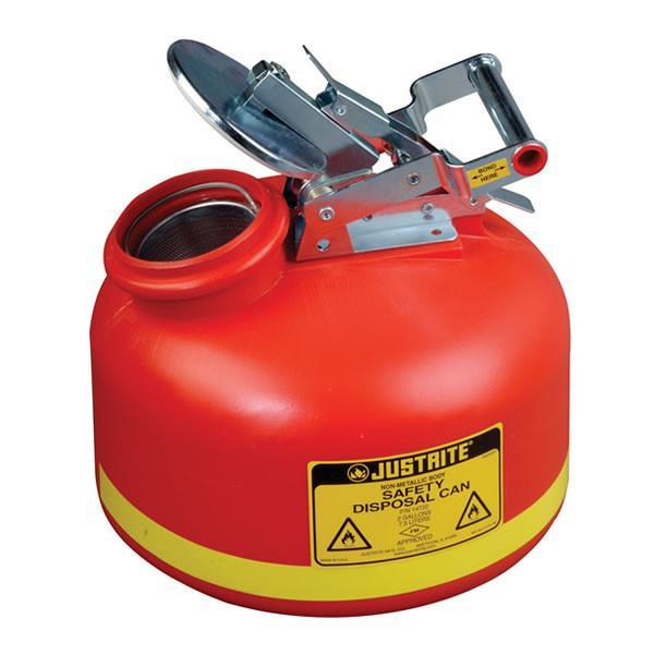 7.5ltr Justrite® Solvent Safety Can for Flammables Emtez