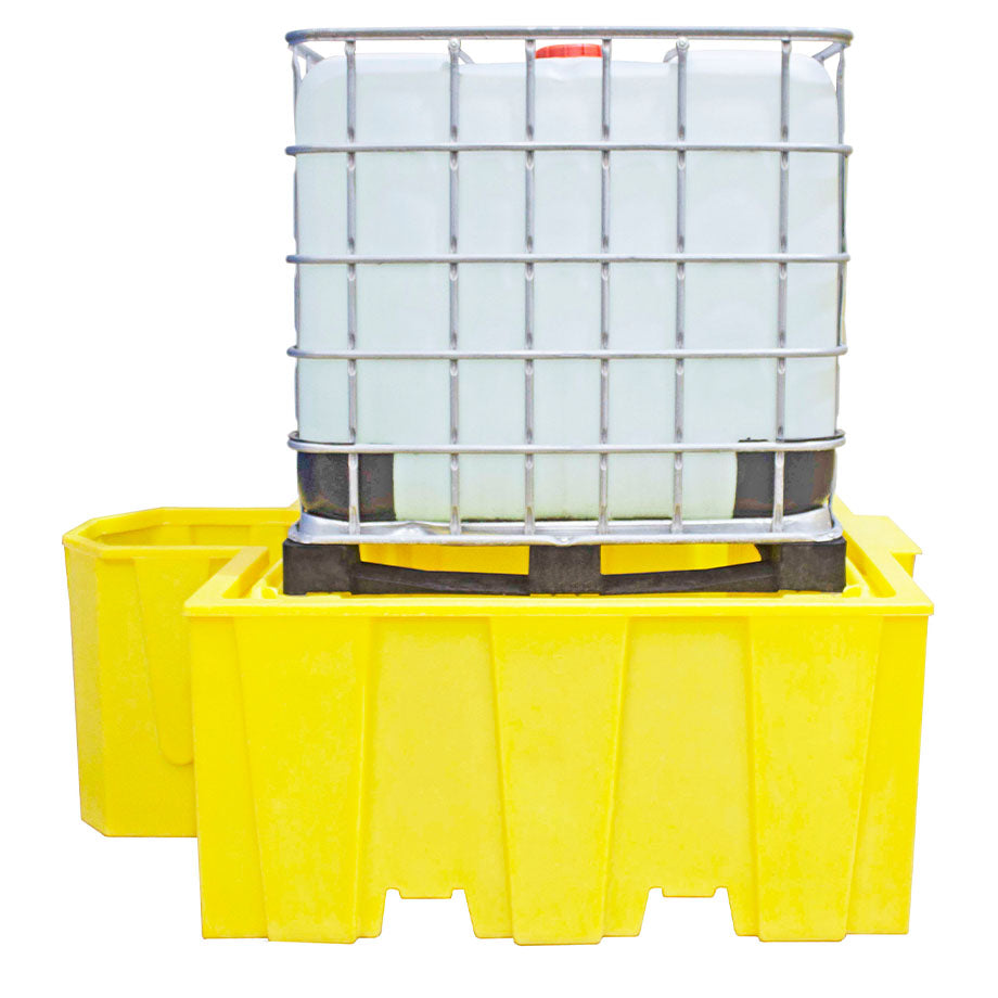 IBC Spill Pallet With Built-in Dispensing Area - BB1D ||1100ltr Sump Capacity