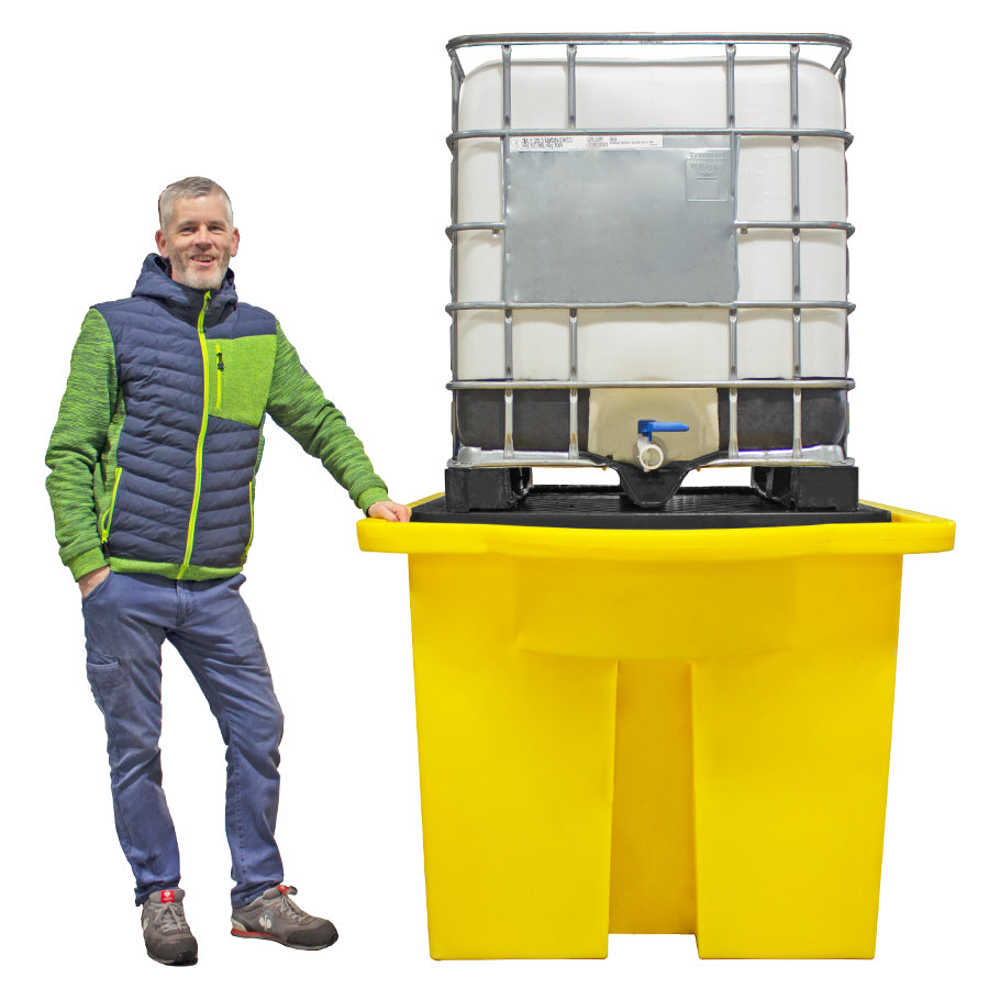 IBC Spill Pallet with Built-in Dispensing Area - BB1DT ||1125ltr Sump Capacity