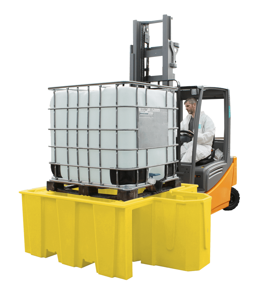 IBC Spill Pallet With Built-in Dispensing Area - BB1D ||1100ltr Sump Capacity