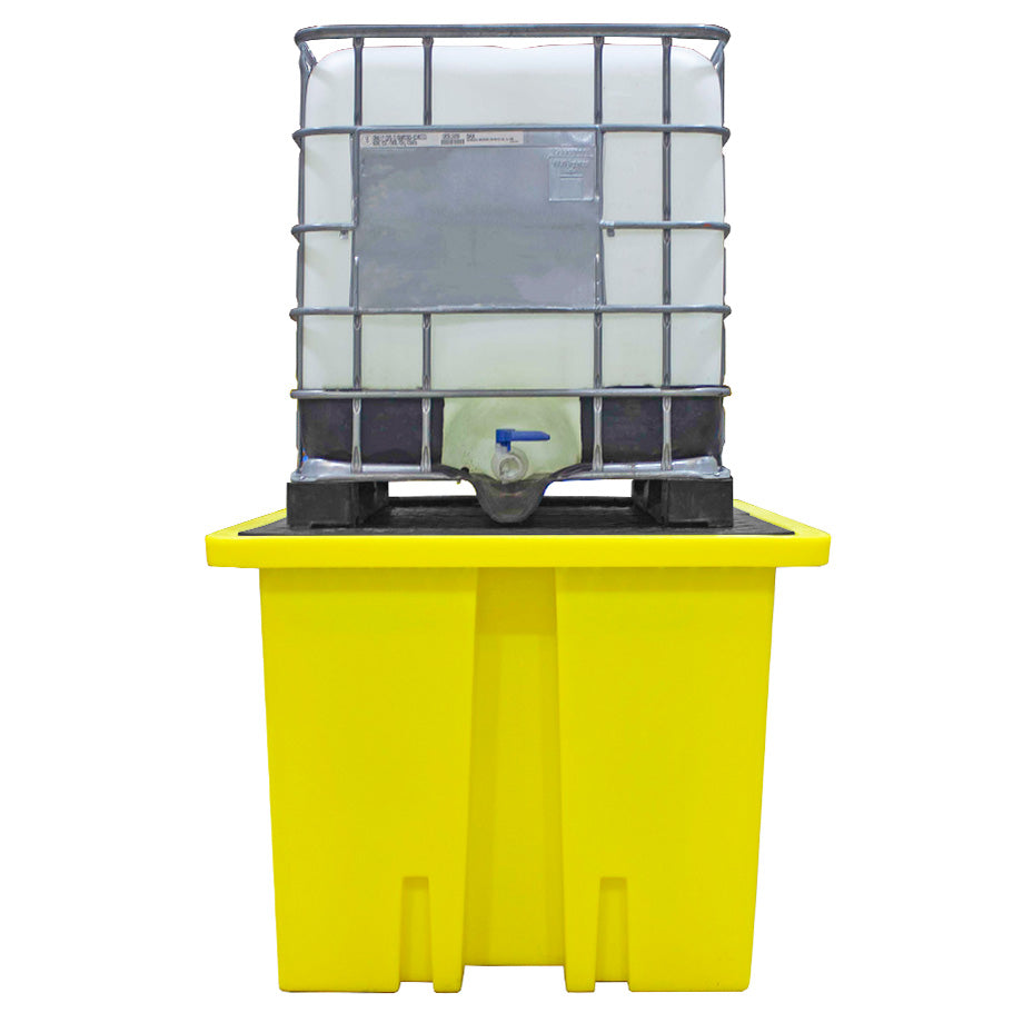 Single IBC Spill Pallet with 2 Removable Decks - BB1S || 1200ltr Sump Capacity