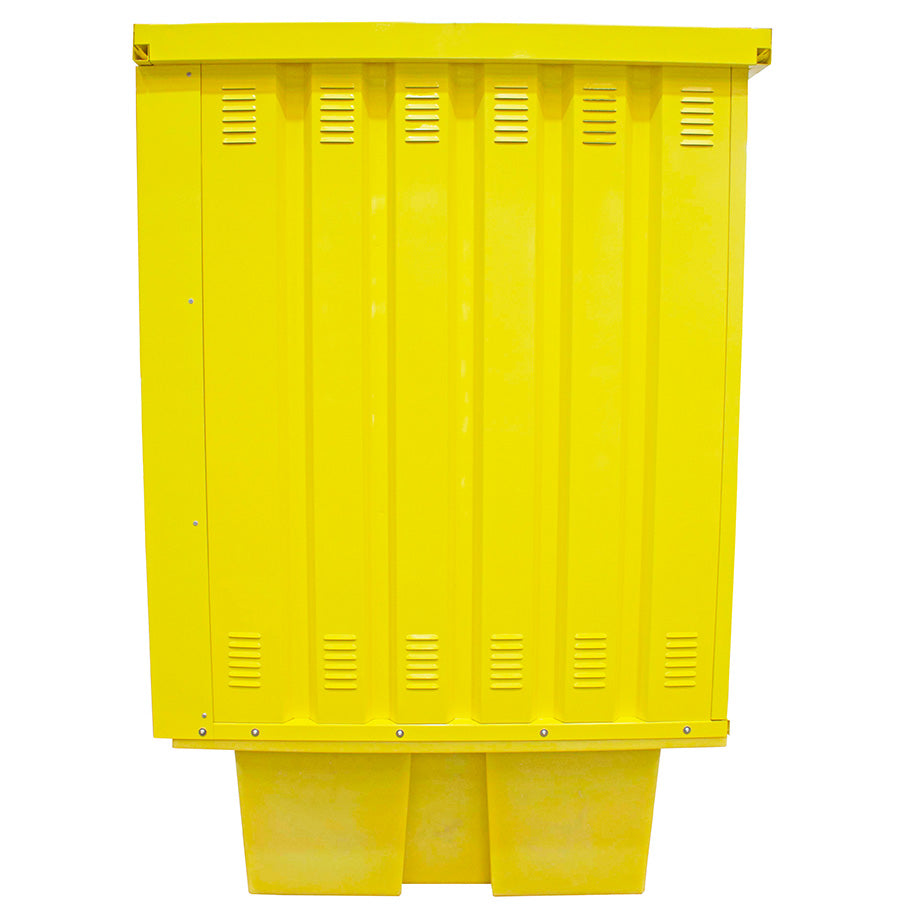 BB2HCS - 2 IBC Steel Covered Bunded Spill Containment Pallet